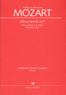 Missa brevis in F, KV 192 (186f) (Score)