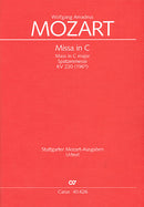Missa in C, KV 220 (196b) (Score)