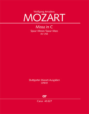 Missa in C, KV 258 [score]