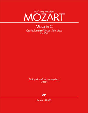 Missa in C, KV 259 [score]
