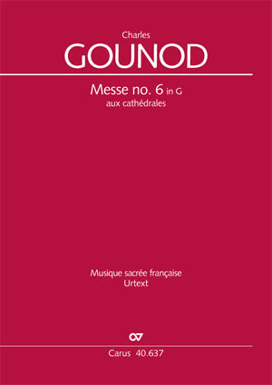 Messe brève no. 6 aux cathédrales, CG 71b [score]