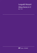 Missa brevis in C, KV 115 (Score)