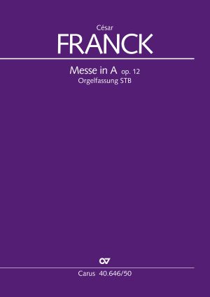 Messe in A, FWV 12 (STB, organ and low strings) [score]