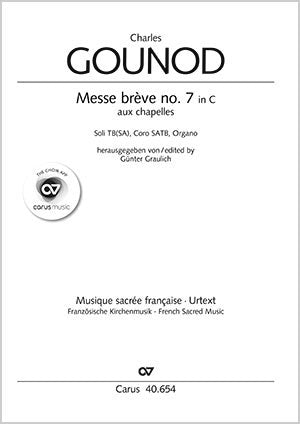 Messe brève no. 7 aux chapelles, CG 72b [score]