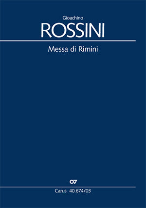 Messa di Rimini（ヴォーカル・スコア）