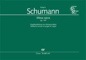 Missa sacra, op. 147 [Arrangement for choir and 1 organ]