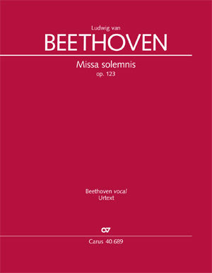 Missa solemnis, op. 123 [score]