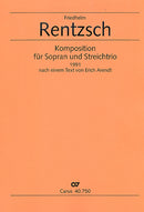 Komposition für Sopran und Streichtrio (Score)