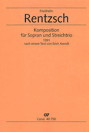 Komposition für Sopran und Streichtrio [score]