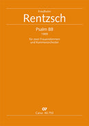 Psalm 88 für zwei Frauenstimmen und Kammerorchester (Score)