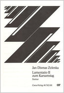 Lamentatio VI zum Karsamstag, ZWV 53, 6 (Score)