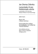 Lamentatio III, ZWV 54, 3