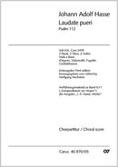 Laudate pueri (Dresden版）（合唱楽譜）