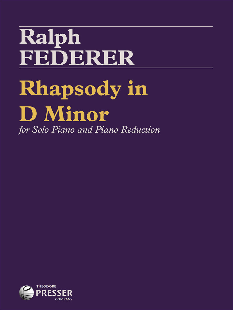 Rhapsody In D Minor