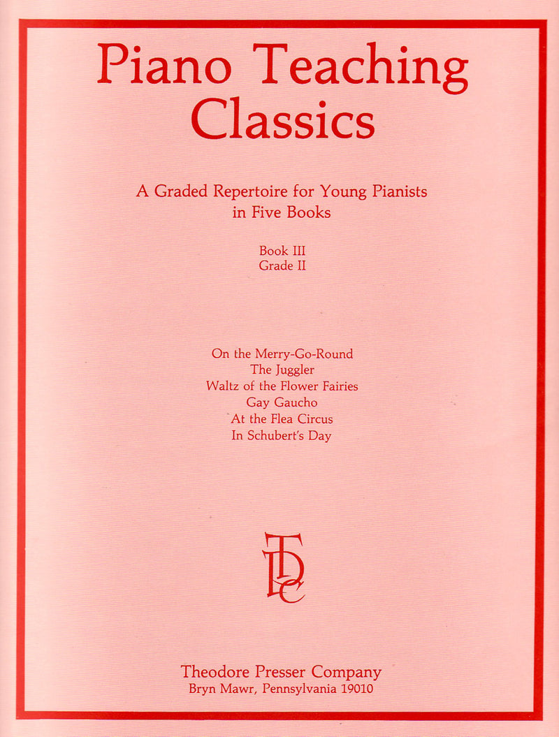 Piano Teaching Classics, Book 3