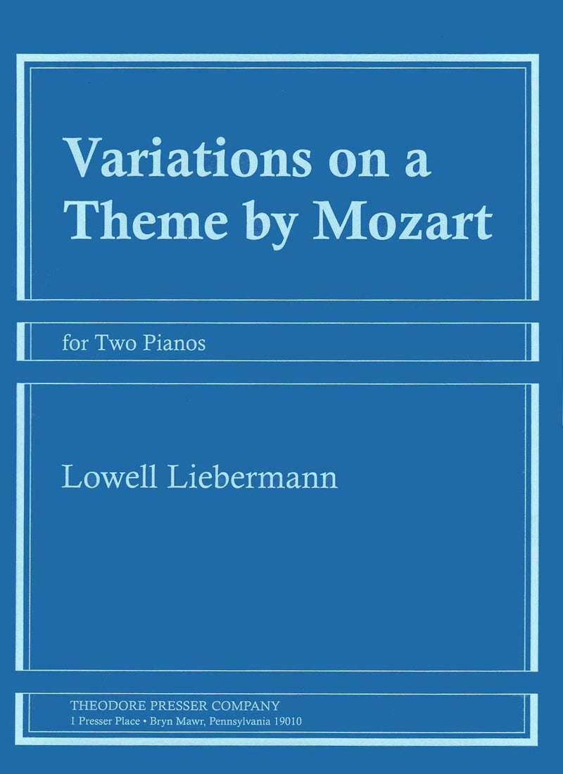 Variations On A Theme By Mozart (Score Only)