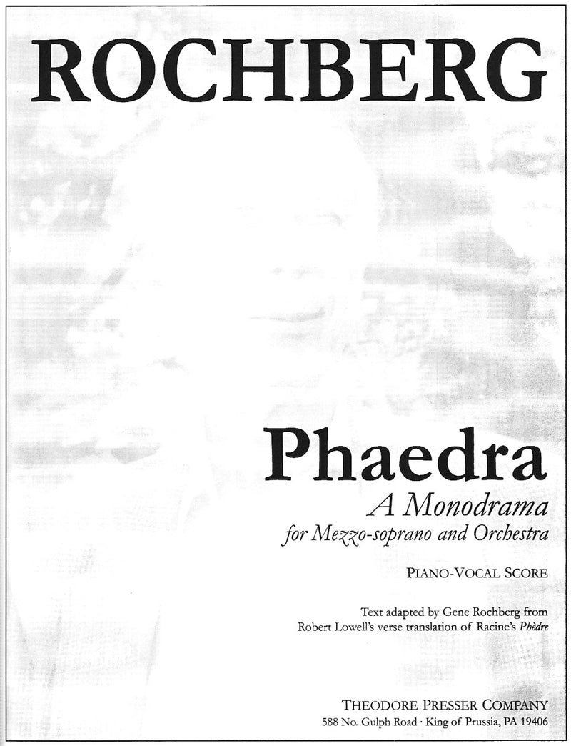 Phaedra (Vocal Score)