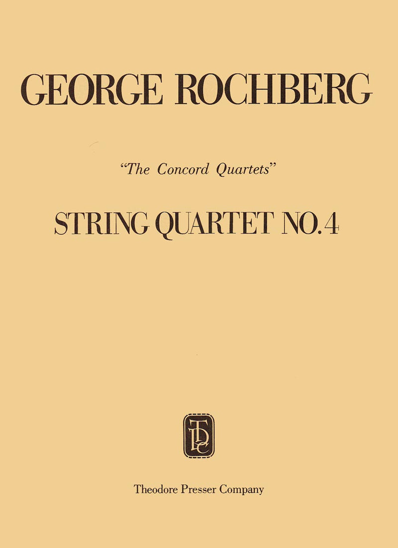 String Quartet No. 4 (Score & Parts)