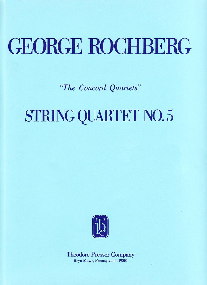 String Quartet No. 5 (Study Score)