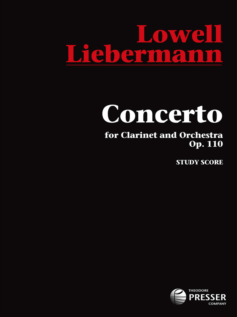 Concerto for Clarinet and Orchestra (Study Score)
