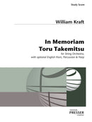 In Memoriam Toru Takemitsu (Study Score)