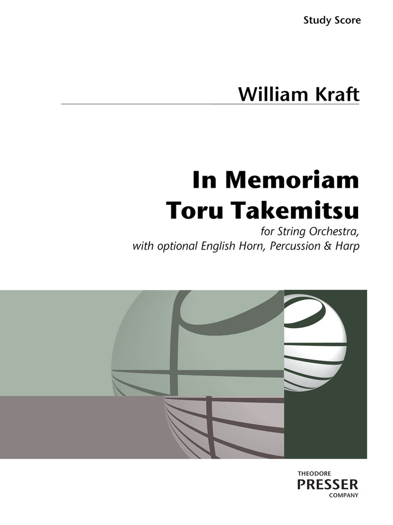 In Memoriam Toru Takemitsu (Study Score)