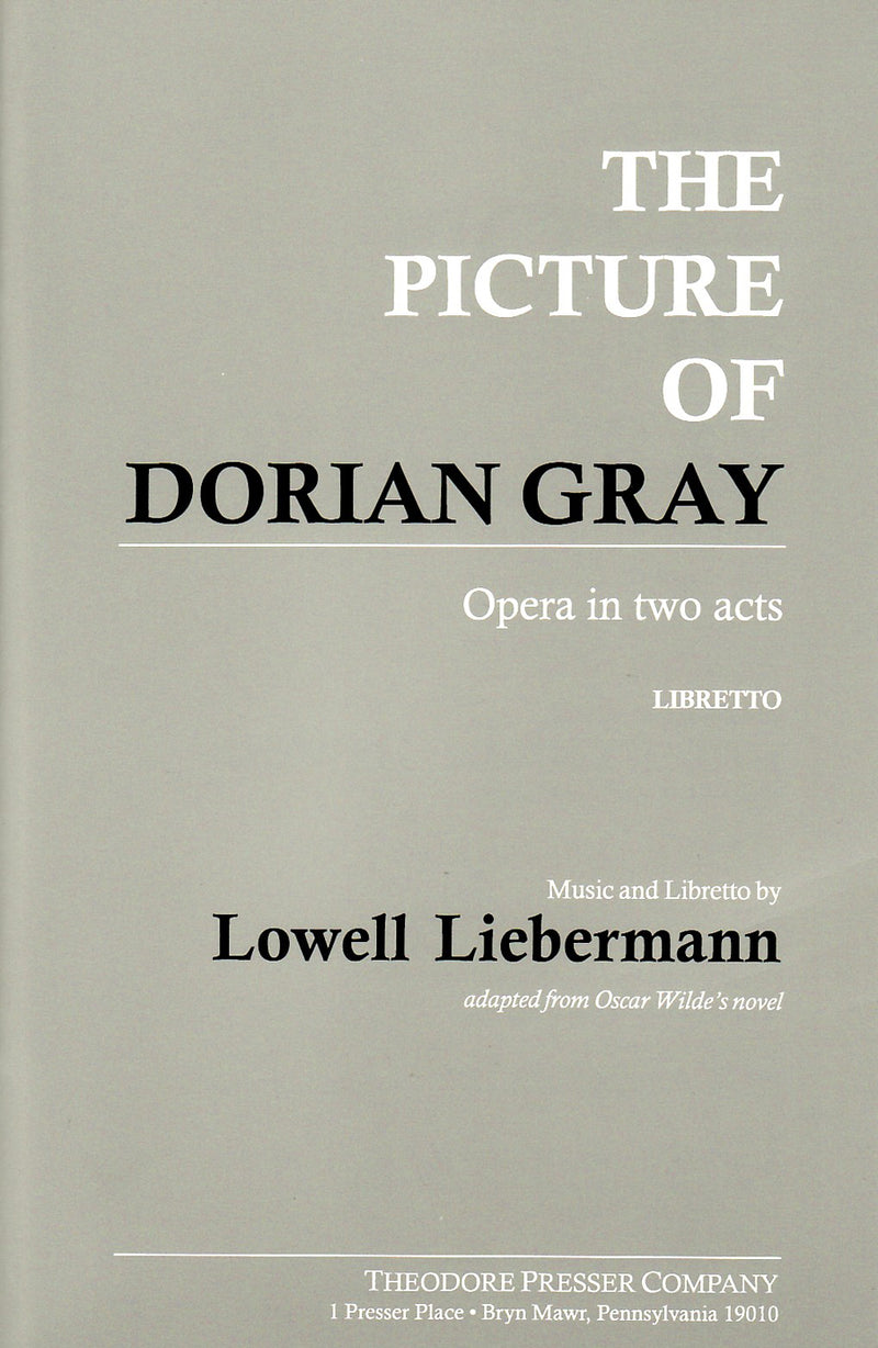 The Picture of Dorian Gray (Libretto)