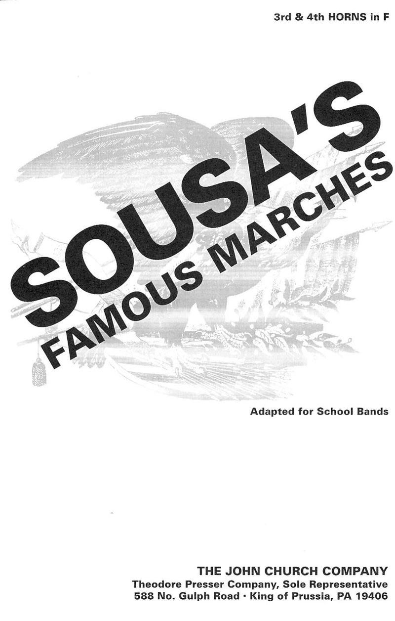 Sousa's Famous Marches (Horn 3, Horn 4 part)