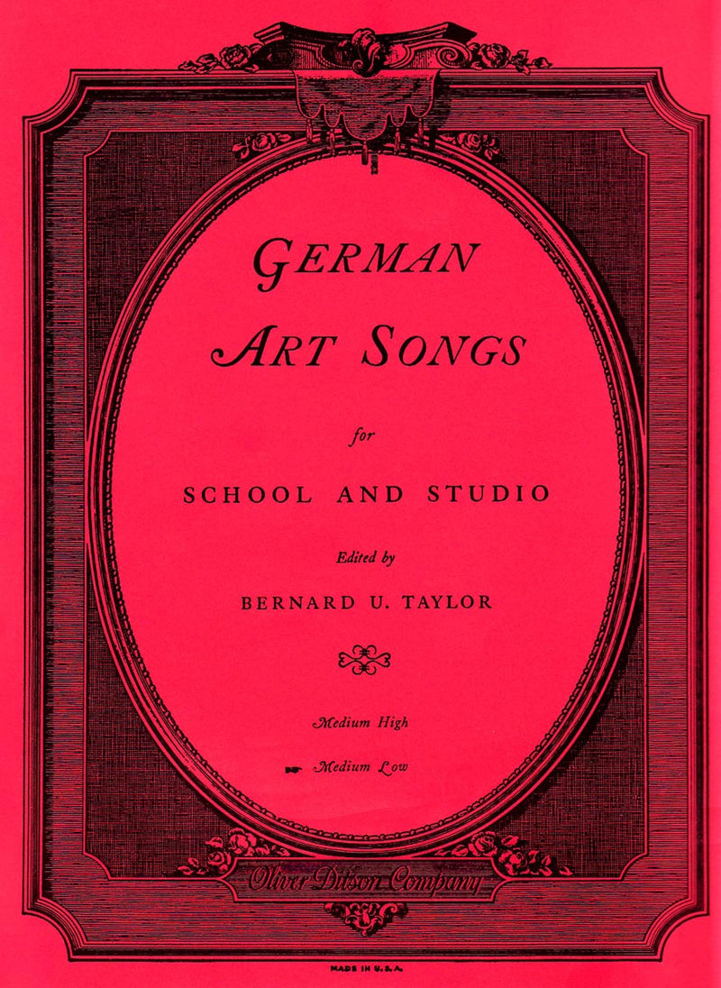 German Art Songs