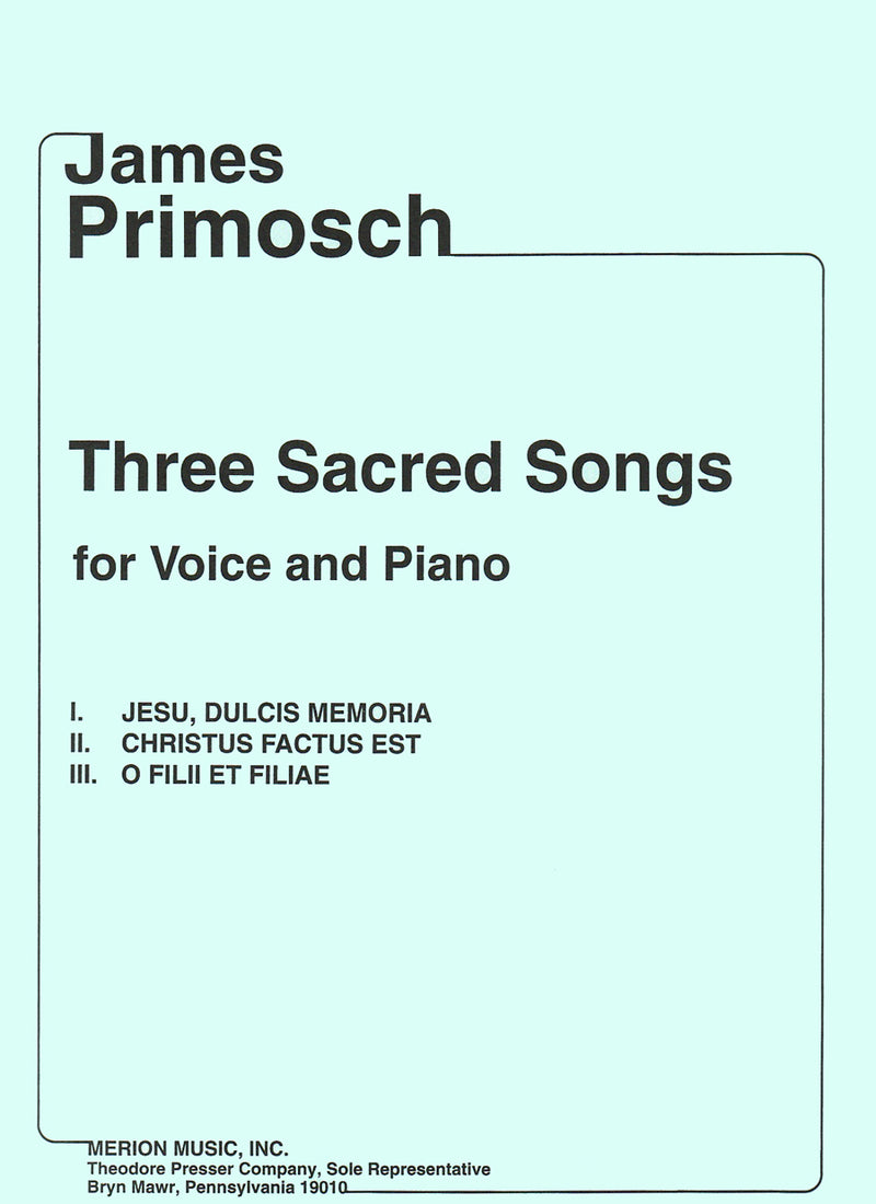 Three Sacred Songs