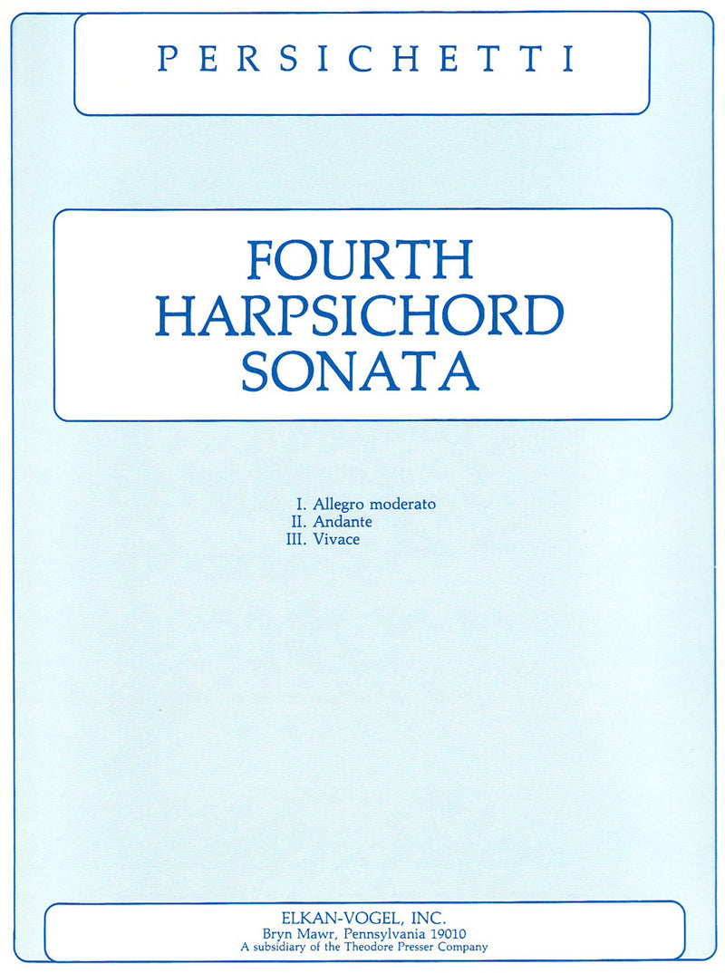Fourth Harpsichord Sonata