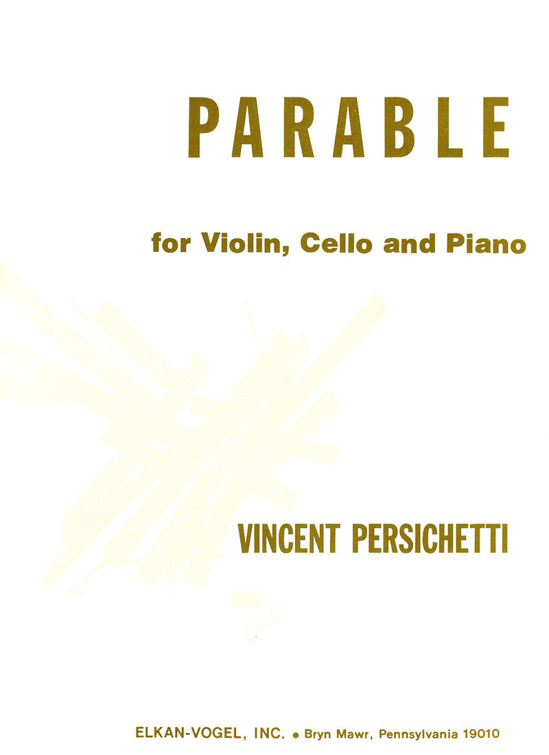 Parable for Violin, Cello and Piano, Opus 150