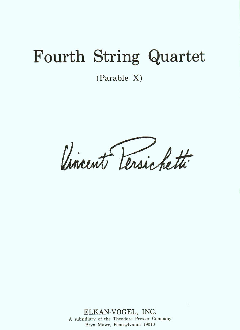 Parable for String Quartet (Score & Parts)