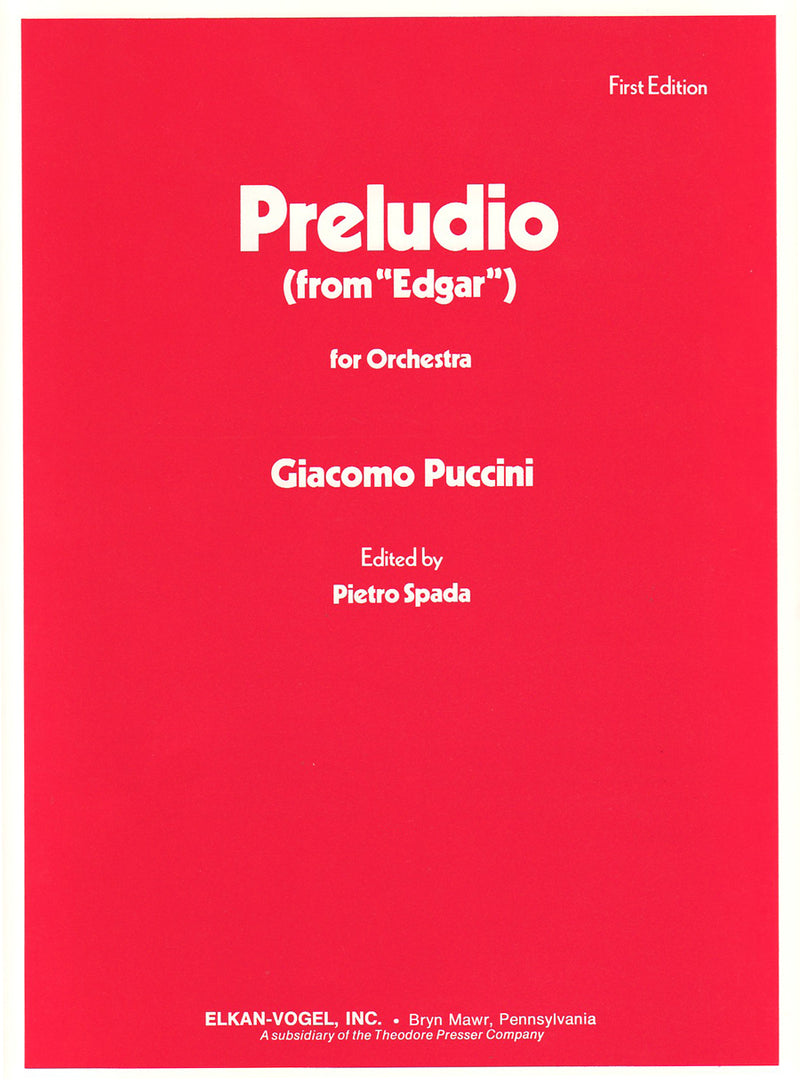 Preludio (From "Edgar")