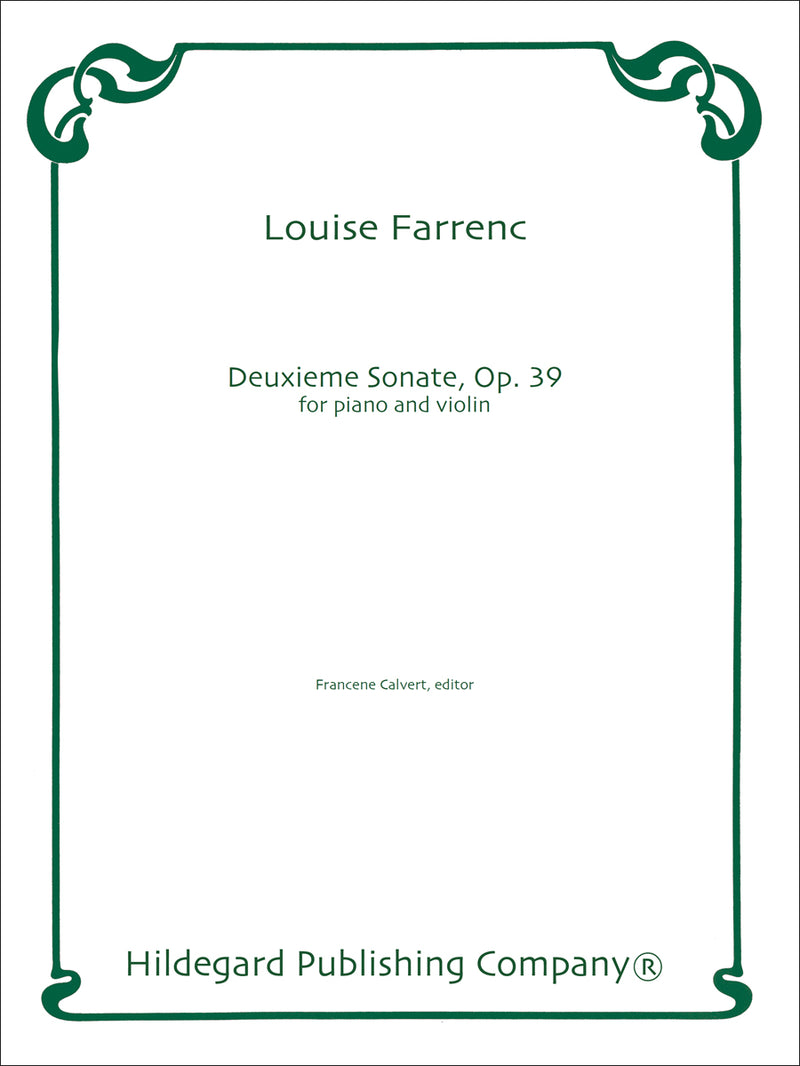 Deuxieme Sonate for Piano and Violin