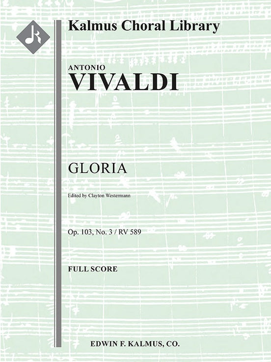 Gloria in D, Op. 103 No. 3/ RV 589（スコア）