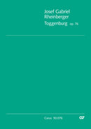 Toggenburg, op. 76 (Score)