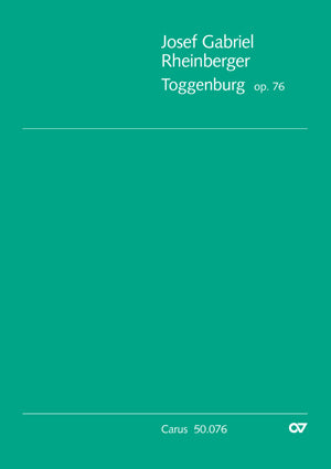 Toggenburg, op. 76 [score]