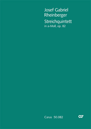Streichquintett, op. 82 [score]