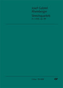 Streichquartett Nr. 1 (2 Fassungen) (Score)