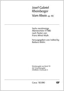 Vom Rhein op. 90. Sechs vierstimmige Männerchöre