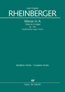 Missa in A, op. 126 [organ score]