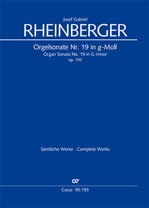 Orgelsonate Nr. 19 in g, op. 193