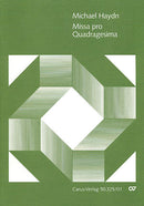 Missa pro Quadragesima, MH 551 (Score)