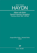 Missa sub titulo Sancti Francisci Seraphici (Franziskus-Messe), MH 826 (Score)