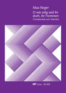 O wie selig seid ihr doch, ihr Frommen, op. WoO V/4 Nr. 2 (Score)