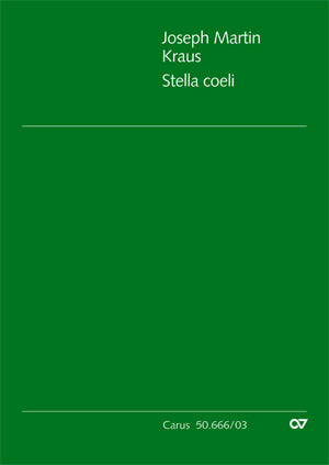 Stella coeli, VB 10（ヴォーカル・スコア）