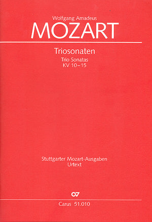 Triosonaten KV 10-15 (Score)