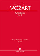 Grabmusik, KV 42 (35a) (Score)