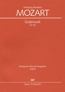 Grabmusik, KV 42 (35a)（ポケットスコア）